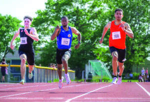 Runners sprint toward the finish line at an Athletics Nova Scotia meet in 2023. Athletics has seen a surge in growth across the province, with clubs now in place from Yarmouth to Cape Breton. (Contributed)